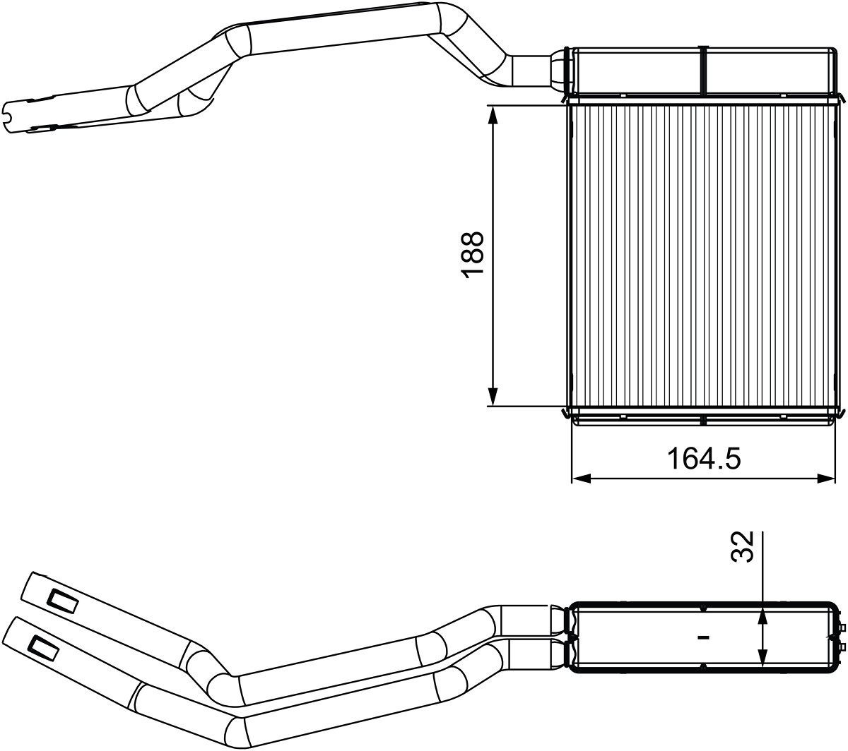 Schimbator caldura, incalzire habitaclu 812367 VALEO